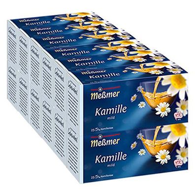 Meßmer Kamille Teegetränk milder blumiger Kräutertee 37g 12er Pack