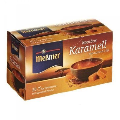Meßmer Rooibos Karamell aromatisch süßlicher Genuss 10er Pack