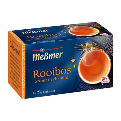 Meßmer Rooibos Tee pur mit mildwürzigem Geschmack und süß duftend 40g