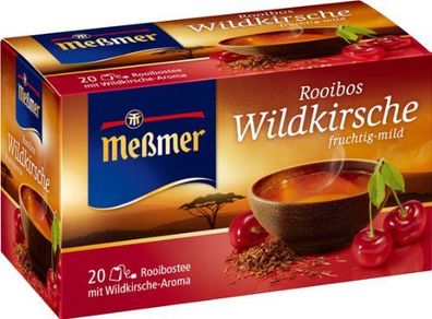 Meßmer Tee Rooibos Wildkirsche fruchtig und milder Geschmack