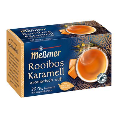 Meßmer Rooibos Tee Karamell aromatisch süßlicher Genuss 5er Pack