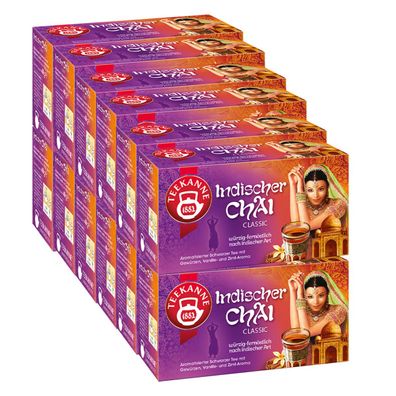 Teekanne Indischer Chai Classic würzig fernöstlich 40g 12er Pack