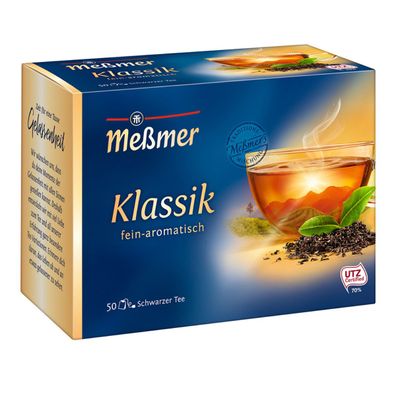 Meßmer Klassik Schwarzer Tee Tassenportion fein aromatisch 87g