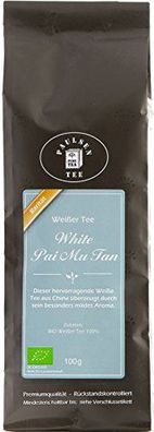 Paulsen Pai Mu Tan Weißer Bio Tee aus China mild blumig 100g