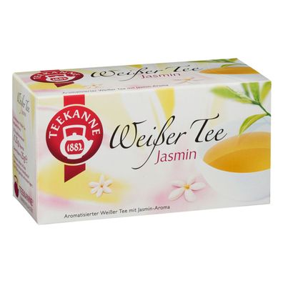 Teekanne Weißer Tee Jasmin mild im Geschmack mit natürlichem Aroma 25g