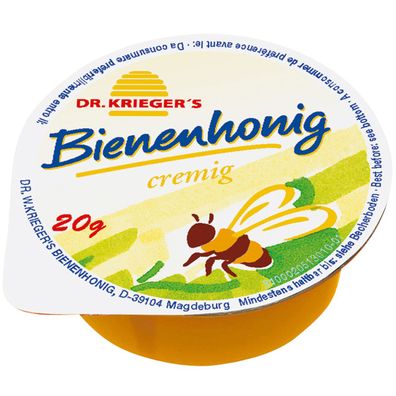 Dr Kriegers Bienenhonig cremig und süß 96 Portionen a 20g 1920g