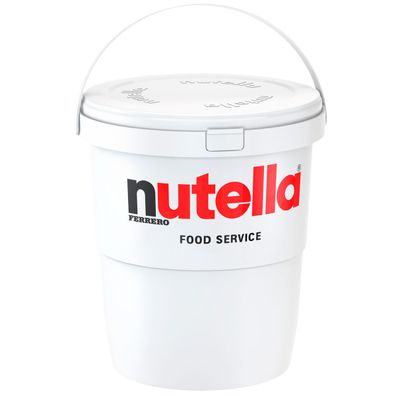 Nutella im XL Kunststoffeimer mit praktischem Tragegriff 3kg