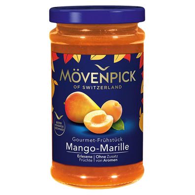 Mövenpick Mango Marille Gourmet Frühstück Fruchtaufstrich 250g
