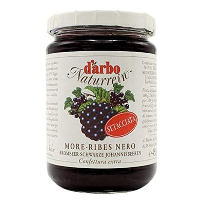 Darbo Brombeer Schwarze Ribisel Johannisbeere Konfitüre passiert 450g