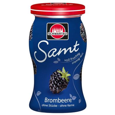 Schwartau Samt Brombeere cremiger Fruchtaufstrich ohne Stücke 270g