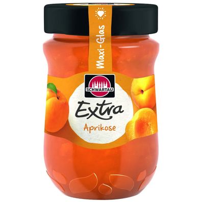 Schwartau Extra Aprikose Frühstück Fruchtaufstrich Maxiglas 600g