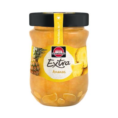 Schwartau Extra Ananas Fruchtaufstrich aus besten Früchten 340g