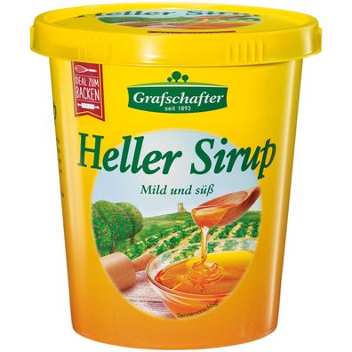 Grafschafter Heller Sirup Sonnenklar mild fein und süss 450g