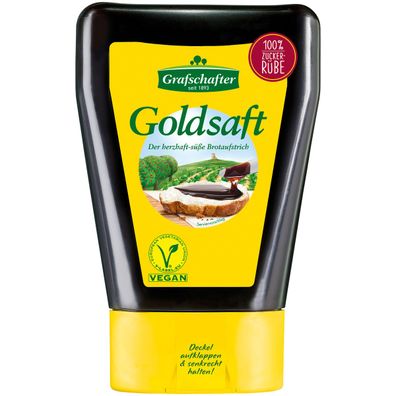 Grafschafter Goldsaft Zuckerrübensirup herzhaft süss 500g 12er Pack