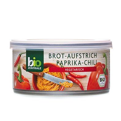 biozentrale Brotaufstrich Paprika-Chili, 6er Pack (6 x 125 g)