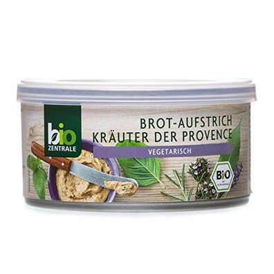 biozentrale Brotaufstrich Kräuter der Provence, 6er Pack (6 x 125 g)