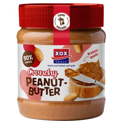 XOX Peanutbutter Crunchy grob 350g