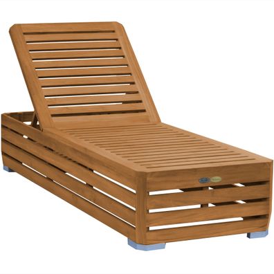 Teak Gartenliege Picardie