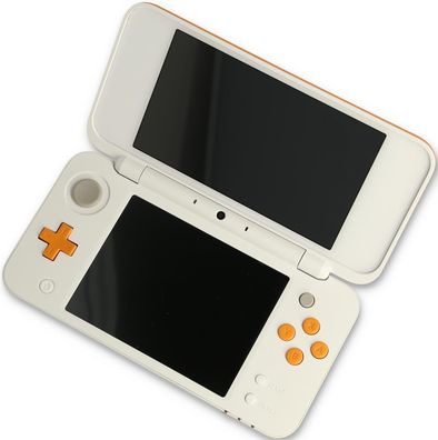 Nintendo New 2DS XL Konsole in Weiss Orange OHNE Ladekabel - Zustand sehr gut