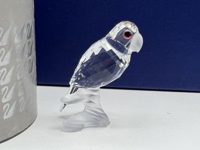 Swarovski Figur 119443 Kristall Papagei 5,7 cm. Ovp & Zertifikat. Top Zustand