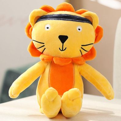 40CM Anime Tier Plüsch Puppe Löwe Hase Bär Cartoon Stofftier Spielzeug Geschenk