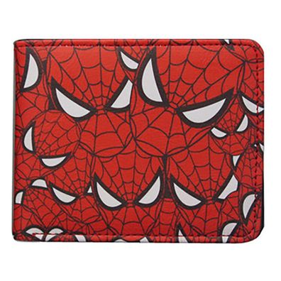 Spider-Man Geldborsen Mädchen Jungen Zip Bifold Wallet Geldbeutel Card Purses