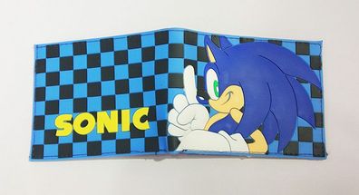 Cartoon Sonic Silikon Brieftasche Jungen Mädchen Bifold Geldbörsen Card Purses