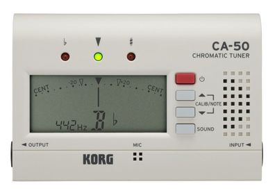 Korg CA-50 - chromatisches Stimmgerät - weiß