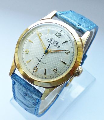 Schöne und seltene Comos 17Jewels Herren Luxus Vintage Armbanduhr