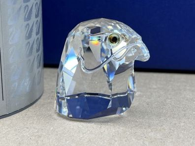 Swarovski Figur Kristall 013829 Falkenkopf 5 cm. Ovp & Zertifikat + Top Zustand.