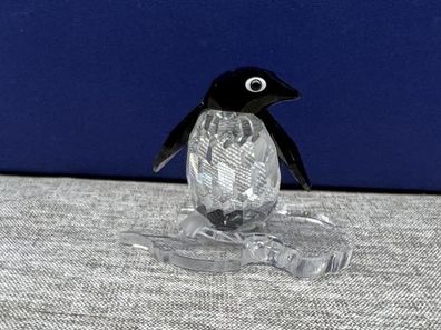 Swarovski Figur 206997 Pinguin auf Eisscholle 4 cm. Top Zustand