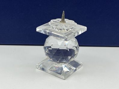 Swarovski Figur Kristall Kerzenständer 6 cm. Top Zustand