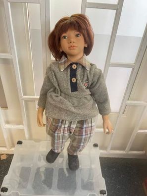 Annette Himstedt Puppe Melvin 75 cm. Top Zustand