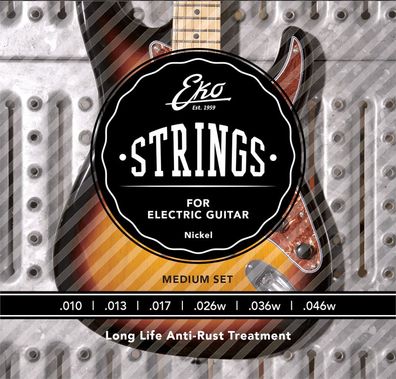 EKO EL1046R - regular (010-046) - Saiten für E-Gitarre