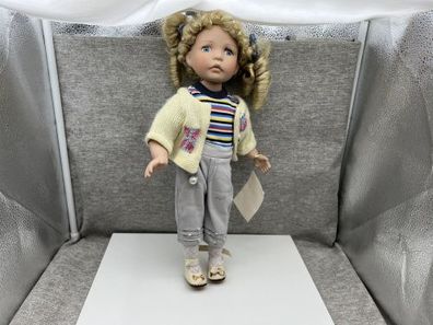 Künstlerpuppe Porzellan Puppe 40 cm. Top Zustand