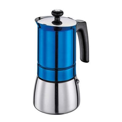 Cilio Espressokocher TOSCA 6 Tassen blau