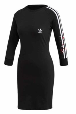 Originals 3 Stripes Adidas Valentins Day Kleid Langarmkleid schwarz XXS XS S