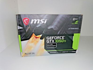 MSI GeForce GTX 1050 TI 4GT LP Grafikkarte (V809-2404R)