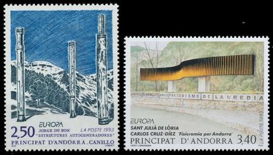 Andorra (FRANZ. POST) 1993 Nr 451-452 postfrisch S20A8B6