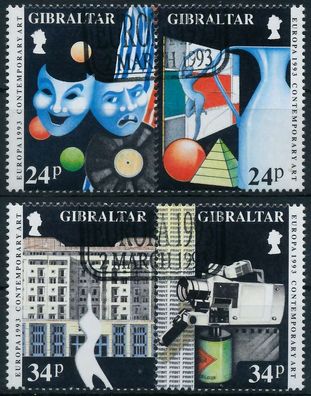 Gibraltar 1993 Nr 654-657 gestempelt WAAGR PAAR X5DB052