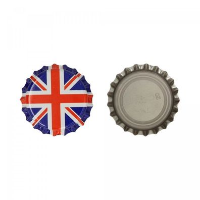 Kronkorken | UK Flagge | 26 mm | sauerstoffabsorbierend | 100 Stück