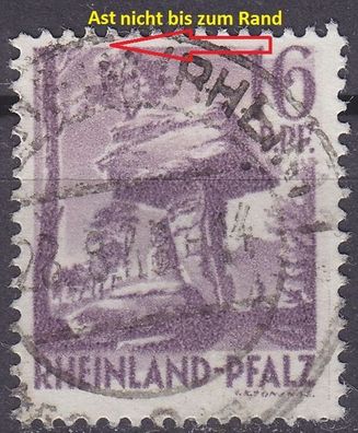 Germany Alliiert Franz. Zone [RheinlPfalz] MiNr 0022 y II ( O/ used ) [01]