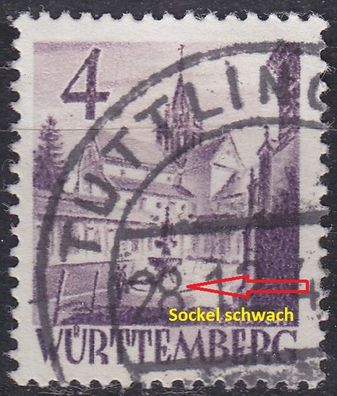 Germany Alliiert Franz. Zone [Württemberg] MiNr 0029 y c V ( O/ used )