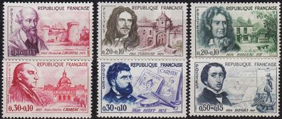 Frankreich FRANCE [1960] MiNr 1309-14 ( * / mh )