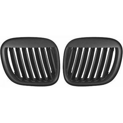 Designgrill passend für Grill set z3 Baujahr 1996-2005 komplett schwarz
