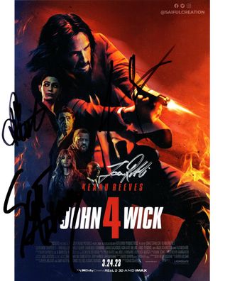 John Wick 4 Cast Autogramm