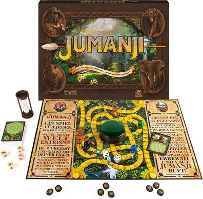 Spin Master Games Jumanji Familienspiel Gesellschaftsspiel Brettspiel Abenteuer