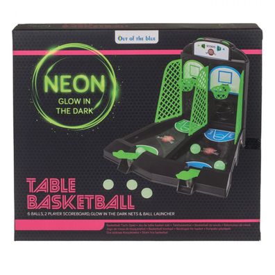 Basketball Tisch Spiel leuchtet im Dunkeln ca. 27,5 cm