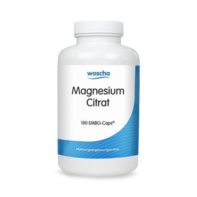 Magnesium Citrat, 180 Kapseln - Podo Medi