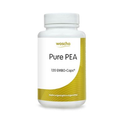 Pure PEA Palmitoylethanolamid, 120 Kapseln Sonderangebot 30.09.2024 - Woscha by Podo
